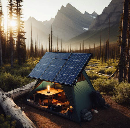 solar power and solar chargers for camping and outdoor use by outdoor tech lab
